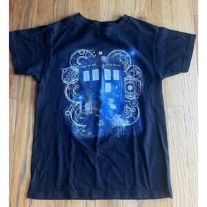 Doctor Who Space And Time Tardis T-shirt Size Small Ripple Junction Black
